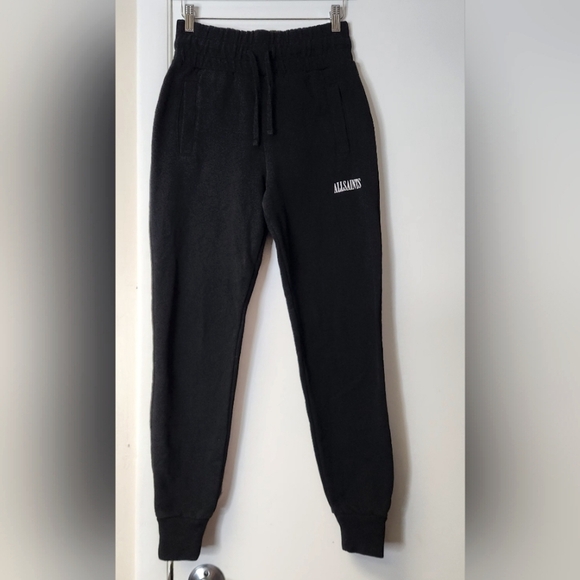 ALL SAINTS Alden Relaxed Cuffed Sweatpants In Black Size  S - Picture 3 of 16